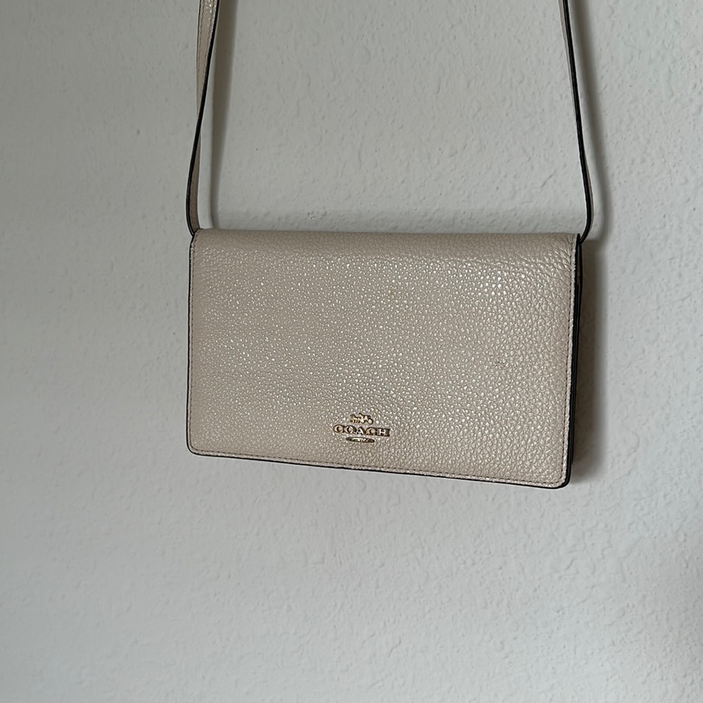 Coach Anna Foldover Crossbody clutch